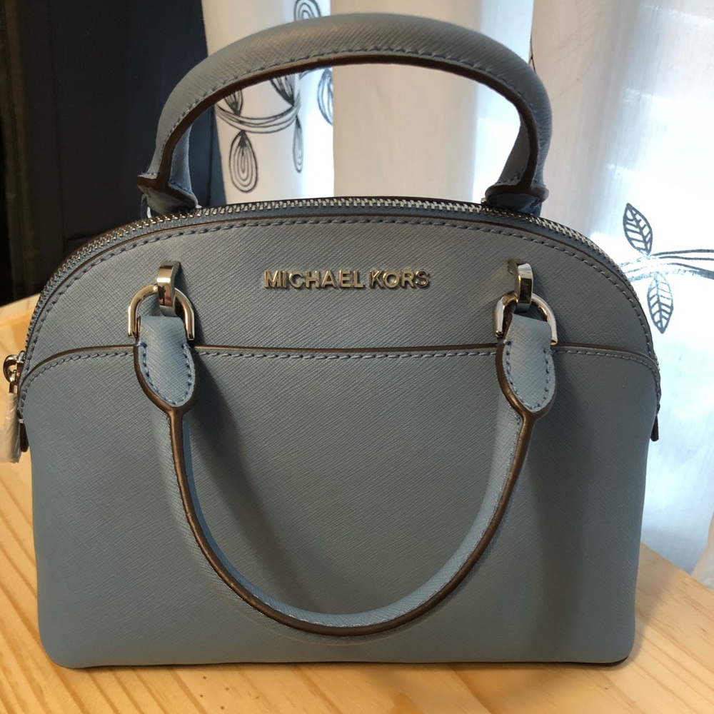 Michael Kors sky blue Emmy bag NWT